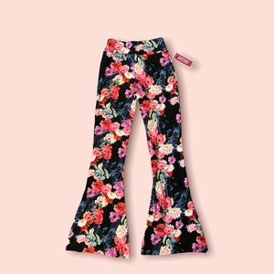 Floral print flare leggings/yoga pants
